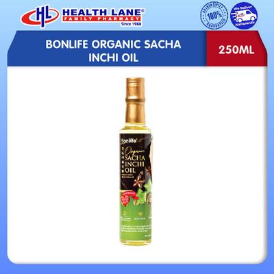 BONLIFE ORGANIC SACHA INCHI OIL 250ML